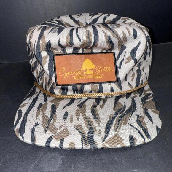 Cypress South Roots Run Deep Preppy Country Boy Camoflage SnapBack Hat - Picture 9 of 9
